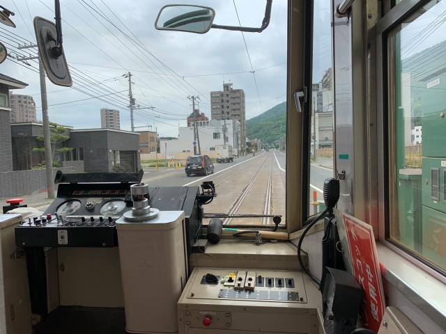 市電の中から